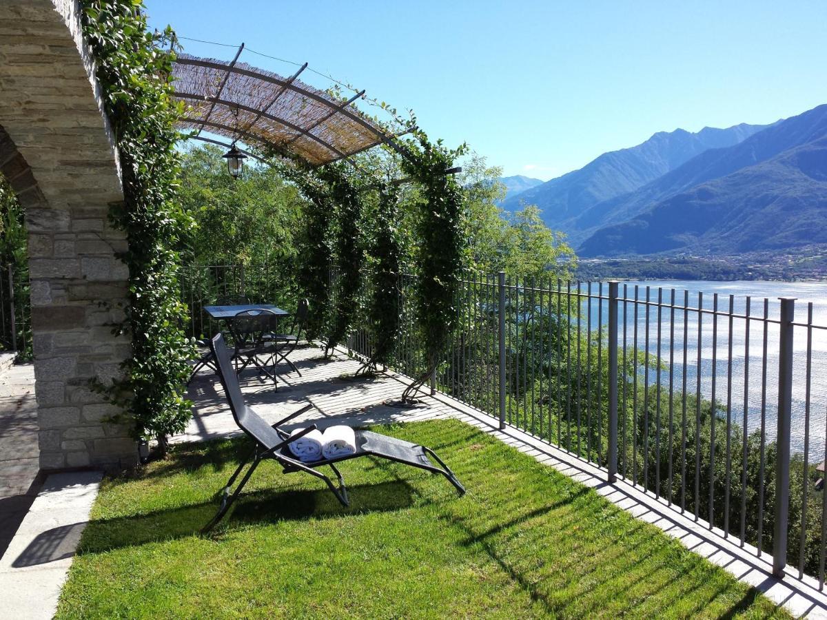 Villa Valuri Vista Magnifica Sul Lago Di Como Appartamento Piano Terra Vercana Екстер'єр фото